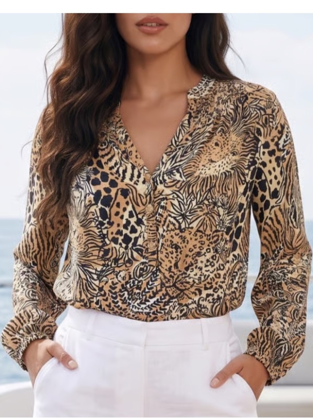 Lilly Pulitzer Elsa silk Blouse